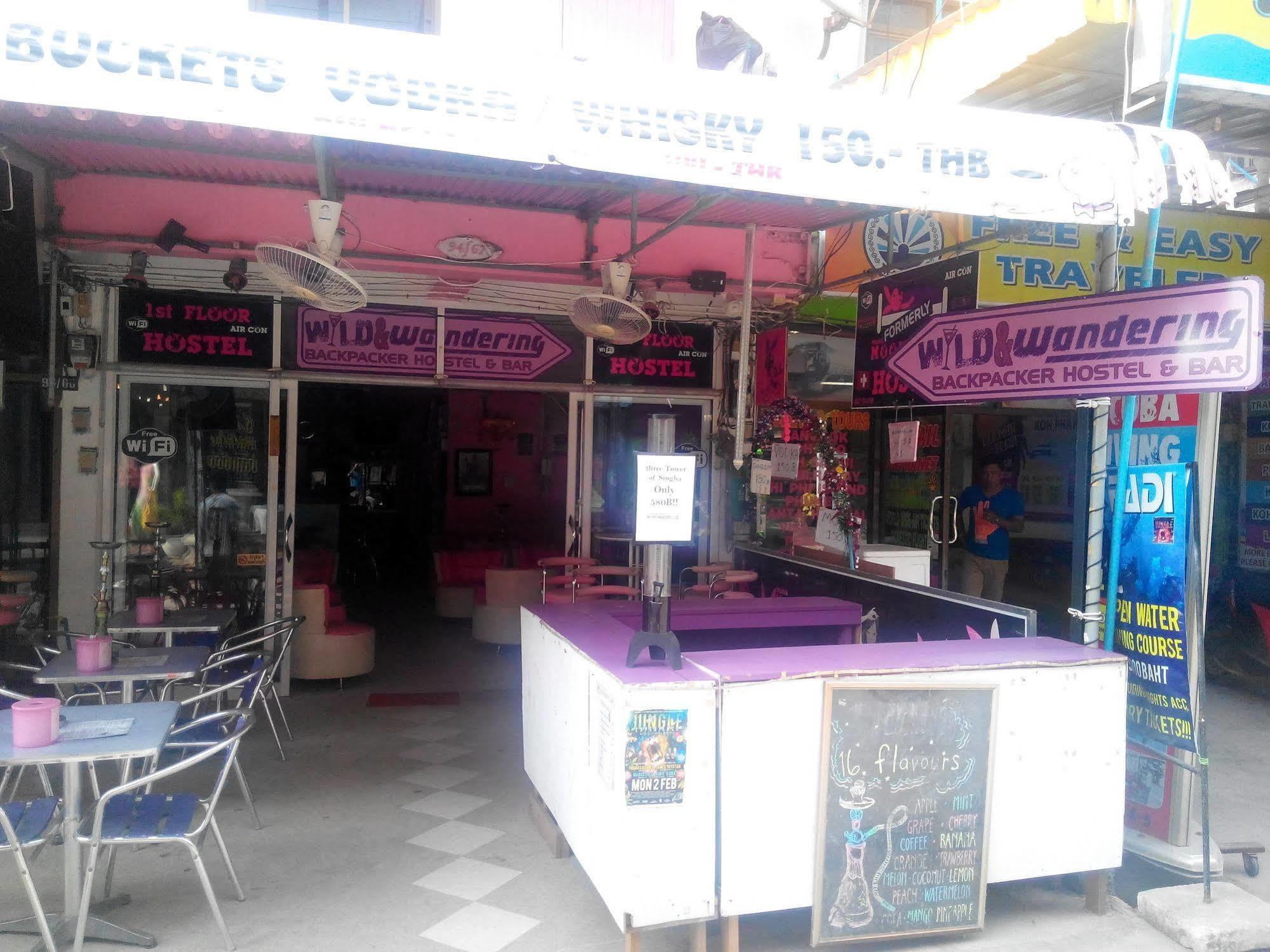 Wild & Wandering Backpacker Hostel & Bar Haad Rin Exterior photo
